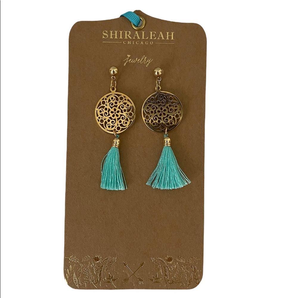 2 for $15 Shiraleah Turquoise Bali Earrings